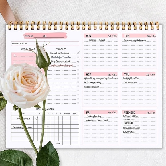 Pink Weekly Planner - Picture 7 of 7